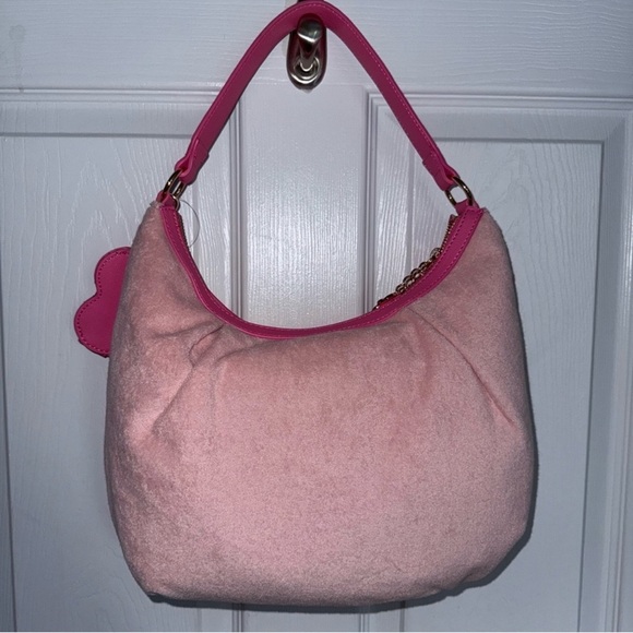 NWT Juicy Couture “Winging It” Hobo Pink Shoulder Bag - Picture 3 of 5